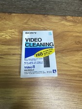Sony V8  25CLH 8mm Head Cleaner - Hi8 / Digital8 Dry  Type Head Cleaner   Sealed