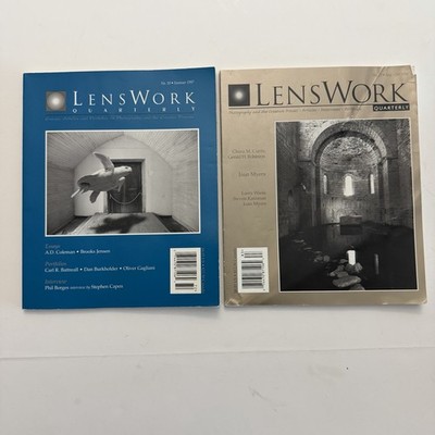 Two LensWork Photography Magazine quarterly editions (#18 1997 , #22 1998)