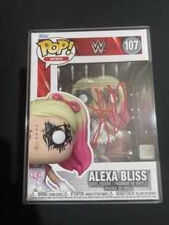 Funko Pop! WWE Alexa Bliss #107 Collectible Figure Signed In Case with Protector
