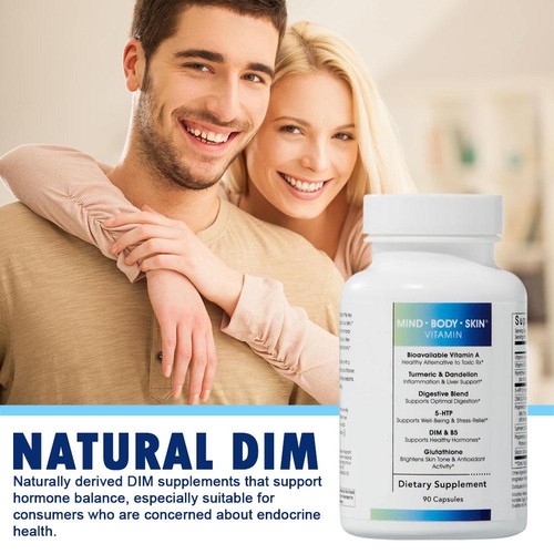 MIND BODY SKIN Hormonal Acne Supplement (5-HTP) - Natural DIM Supplement - Picture 7 of 10