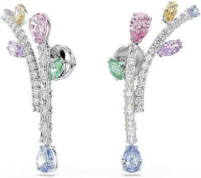 Swarovski Ariana Grande x Swarovski Drop Earrings Mixed Cuts Multicolored