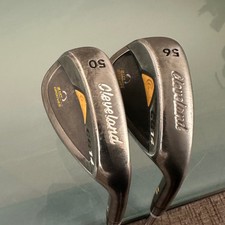 Cleveland CG14 50 and 56 Degree Wedges RH Wedge Flex Steel Shaft Zip Grooves