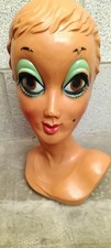 Vintage Mannequin Head Twiggy 60s 70s