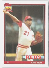 Jose Rijo Base Topps 493 EX