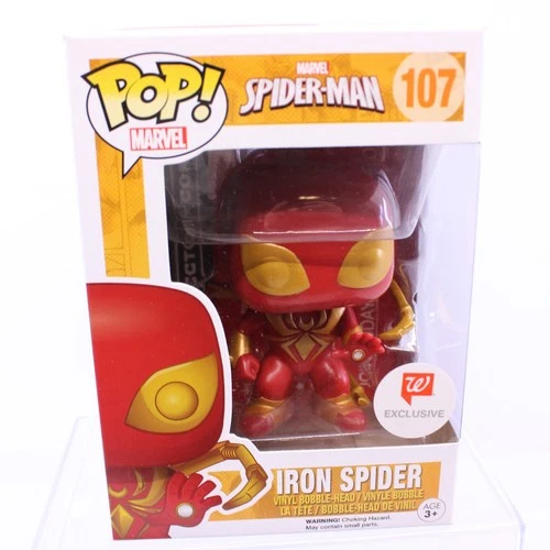 G5 Funko Pop Vinyl Figure Marvel Walgreens Exclusive Iron Spider-Man 107