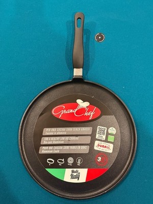 ROCH GUSS Grand Chef 32 cm 13'' X Large Flat Crepe Griddle Pan  Made ITALY NEW