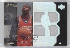2006-07 Upper Deck UD Black Auto Jersey 31/50 Raymond Felton #AJ-RF Auto e3t