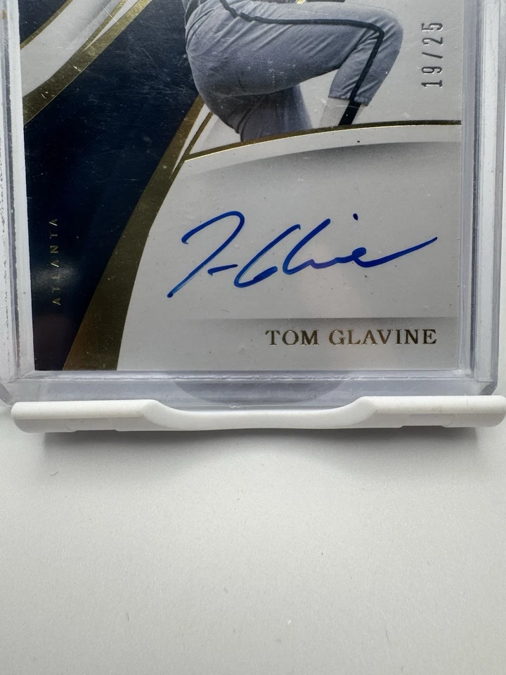 2017 Panini Immaculate Collection 棒球 Tom Glavine 签名 /25 — 第 3/4 张图片