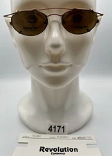 New Vintage Revolution Eyewear With Sun Shade RE088 M.Bronze 45 20 135