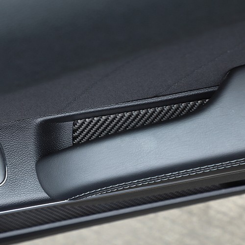 Carbon Fiber Interior Door Armrest Pad Decorative Trim for Dodge Charger 2015-22 - Foto 4 di 9