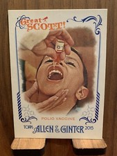 2015 Topps Allen & Ginter Great Scott! #GS3: Polio Vaccine