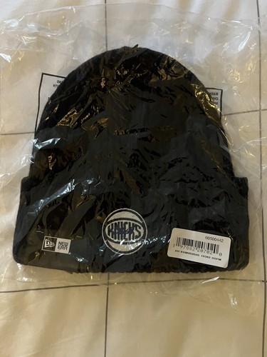 Kith for the New York Knicks Retro Logo Beanie in Nocturnal Merino Wool Hat Cap - Picture 5 of 6