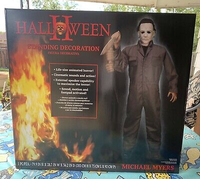 Animated Michael Myers Standing Decoration, 6.6ft Halloween II ...