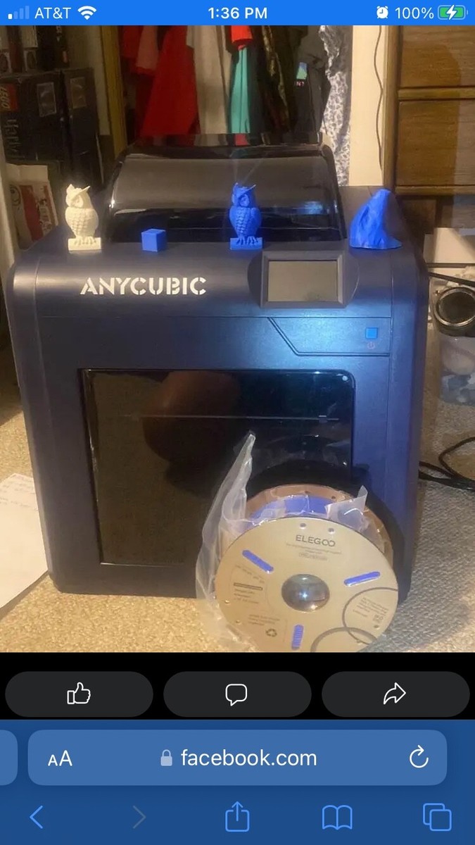$500 ANYCUBIC 4Max Pro 2.0 Fully Enclosed FDM 3d printer | eBay