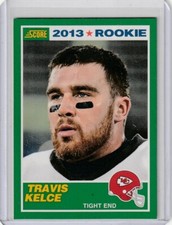 2013 TRAVIS KELCE RC PANINI SCORE CHIEFS SUPER BOWL CHAMPS CERNTERED GRADABLE