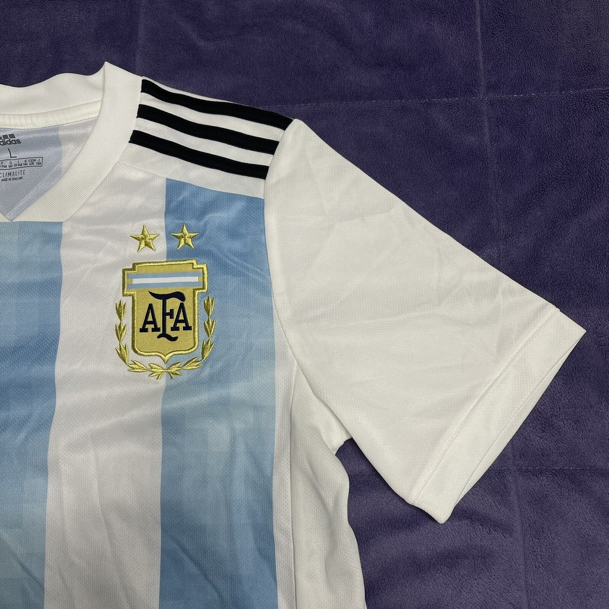 Argentina 2018 Home Soccer Football Jersey Adidas BQ9288