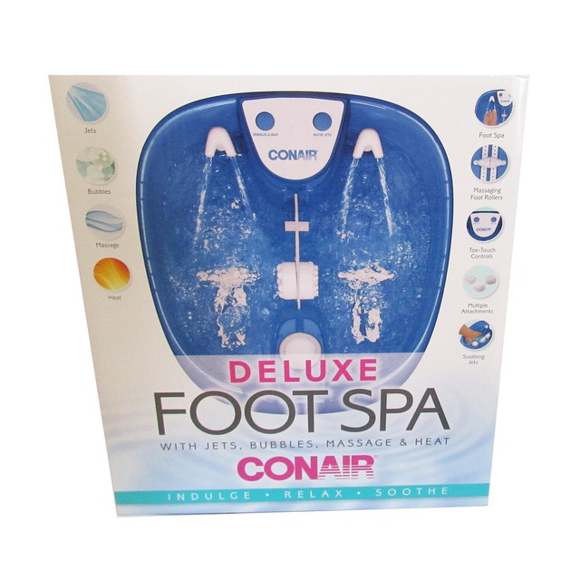 conair foot spa with massage bubbles and heat