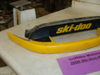 2000 SKI DOO MXZ 700 ZX chassis front bumper hinge grab bar yellow