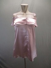 Urban Outfitters Kimchi Blue Size M Womens Pink Satin Cami Party Mini Dress 625