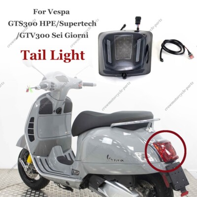 For Vespa GTV300 Sei Giorni Motorcycle LED Rear Light Tail Light Housing  Suit