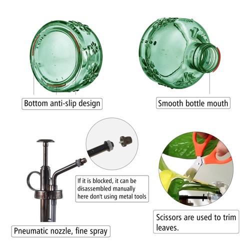 Glass Plant Mister Spray Bottle for Indoor Plant Spritzer Succulent Watering ... - Picture 7 of 7