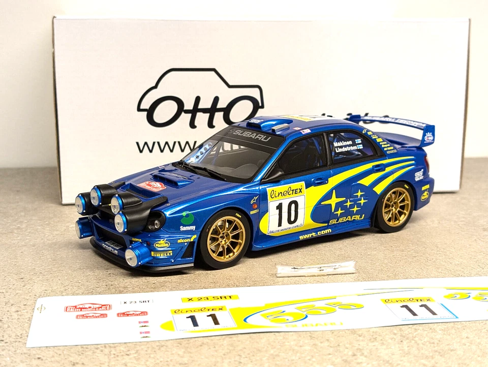 1:18 Otto Mobile Subaru Impreza WRC Rallye Monte Carlo Mäkinen OT784 NEU - Bild 4 von 4