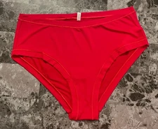 NWOT VICTORIA'S SECRET PINK RED SMOOTH THIN EVERYDAY STRETCH HIPSTER PANTIES