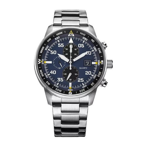 CITIZEN Blue Angels Men's Watch Luxury Watches Stainless Steel Quartz Watch - Picture 14 of 16