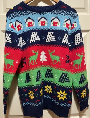 Aldi Gear Holiday Sweater Unisex Size Small Ugly Christmas