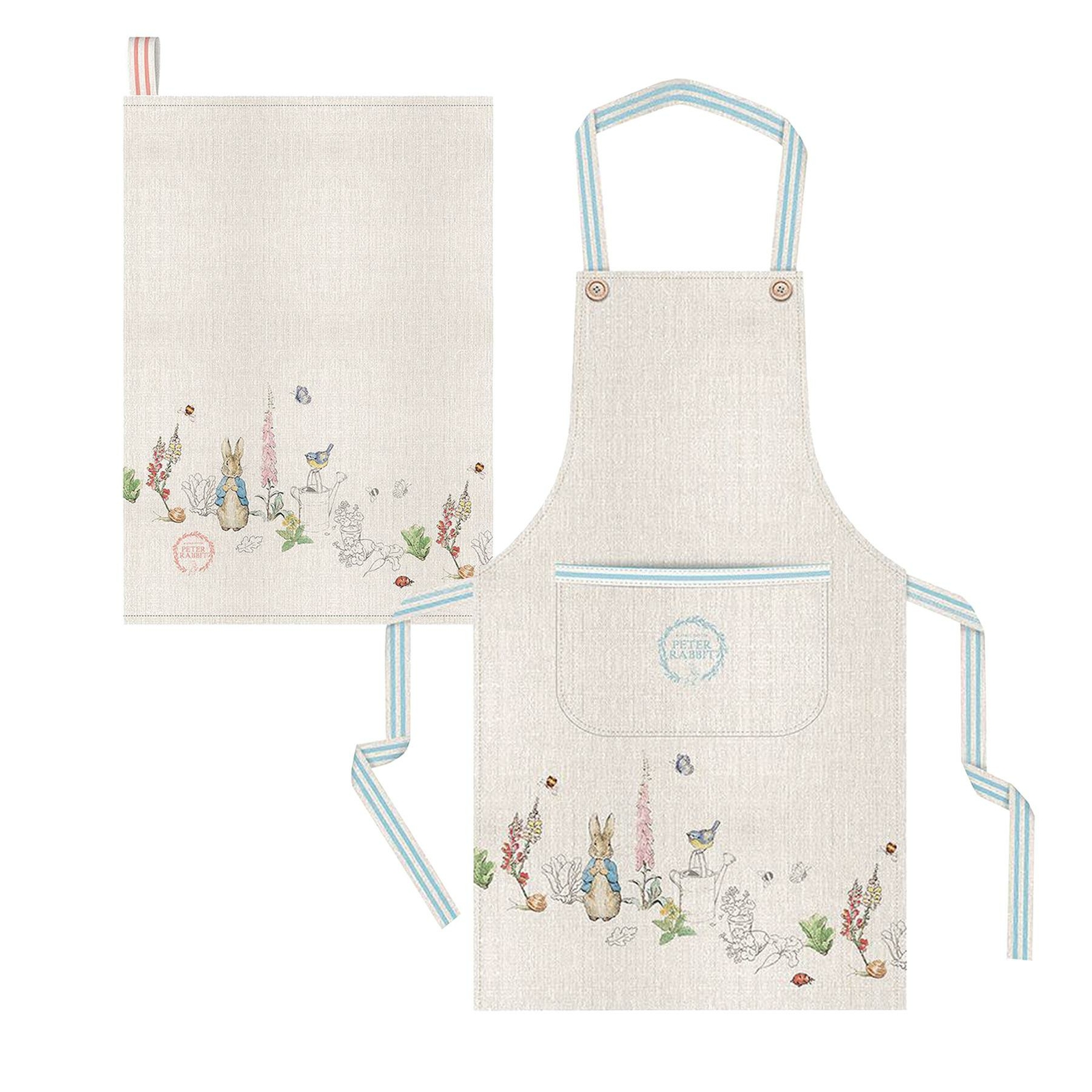 Eddingtons Peter Rabbit Classic - Apron & Tea Towel Set