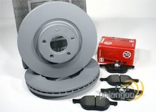 Zimmermann beschichtete Bremsscheiben 300 mm Bremsbeläge vorne für Volvo C70 II