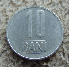 Münzen, eine Münze über 10 BANI, 2012 Jahr, Rumänien !!!!