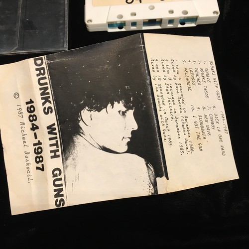 RARE • DRUNKS WITH GUNS 1984-1987 • Cassette ST LOUIS MO Grunge Punk Rock - Imagen 5 de 10