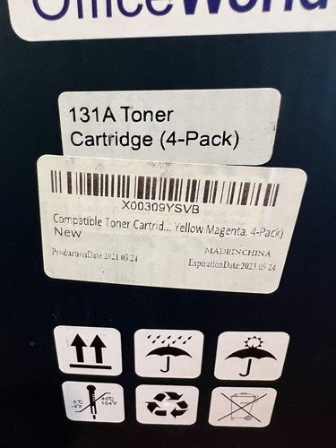 131A Toner Cartridge 4 Pack Office World Compatible - 第 9/9 張圖片