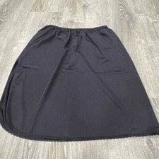 Vanity Fair Black Slip Size 24 Xl D16