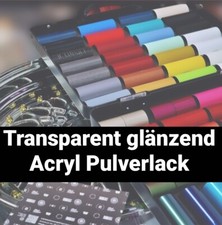 Pulverlack Klarlack Acryl Transparent klar glänzend Pulverbeschichtung