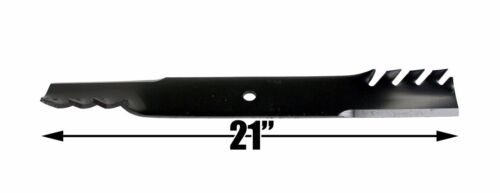 (9) USA Mower Blades® Toothed for Scag 481712 481708 48304 483318 61" Deck - Picture 4 of 7