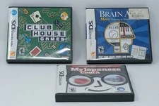 Nintendo DS Game Cases Only with Manuals (3 cases)