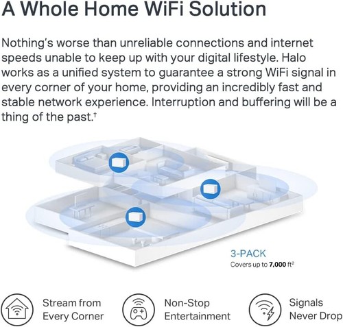 MERCUSYS AX3000 WiFi 6 Mesh, Reichweite bis zu 650 m², Anschluss von bis zu 150 - Bild 7 von 8