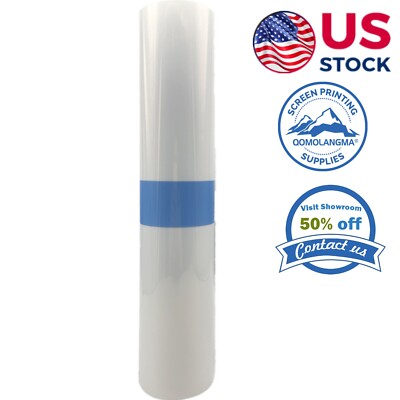 US Stock Waterproof Inkjet Milky Transparency Film for Screen Print 44''x100FT