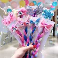Haar Cartoon Schmetterling Einhorn Regenbogen Langhaar M&auml;dchen s&uuml;&szlig; Haarschleife Accessoires