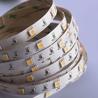 Mextronic 24V Led Streifen 5M Led Strip 5050 Warmweiß (2700K) 36W 500CM 24V IP20