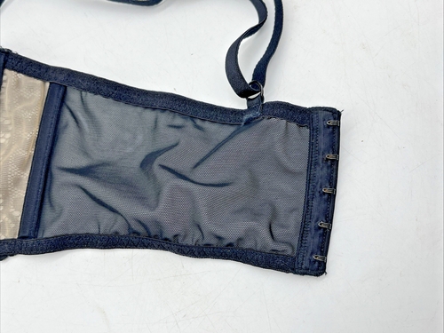 Adore Me Black Lace Heart Nymphadora Contour Underwire Bra Size 34C - 第 11/15 張圖片