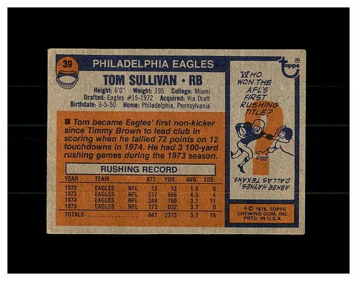 1976 TOPPS FOOTBALL #1-275 YOU PICK SEE PHOTOS OF EVERY CARD STARS *NEW LISTING* - Picture 67 of 497
