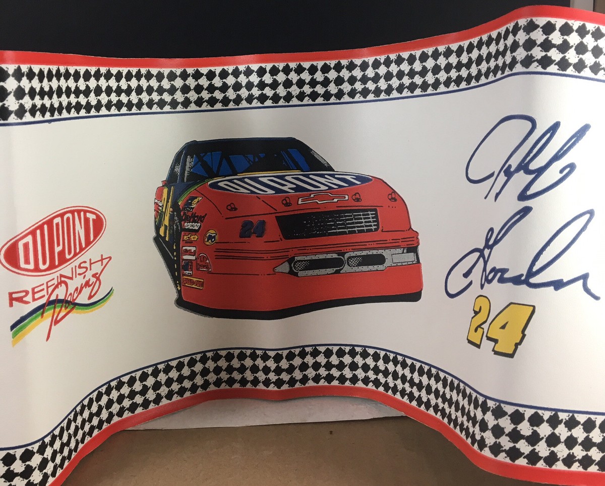 Vintage 90s Nascar Jeff Gordan Dupont Racing Wallpaper Man cave