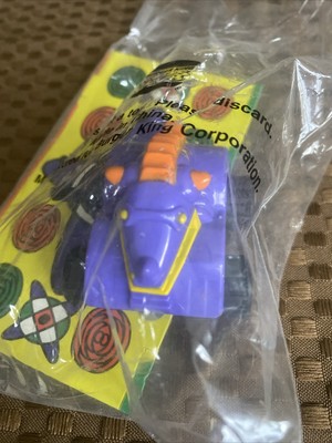 NIP New Vintage 1994 Burger King Kids Club Meal Dino Crawlers Wind Up Toy Purple