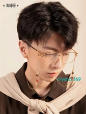 Genshin Impact Official Kaedehara Kazuha Frame Glasses Cosplay Prop Accessories