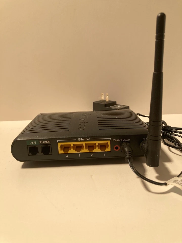 Actiontec/Qwest PK5000 Wireless DSL Modem w/ Antenna & A/C Adapter - Image 4 of 4