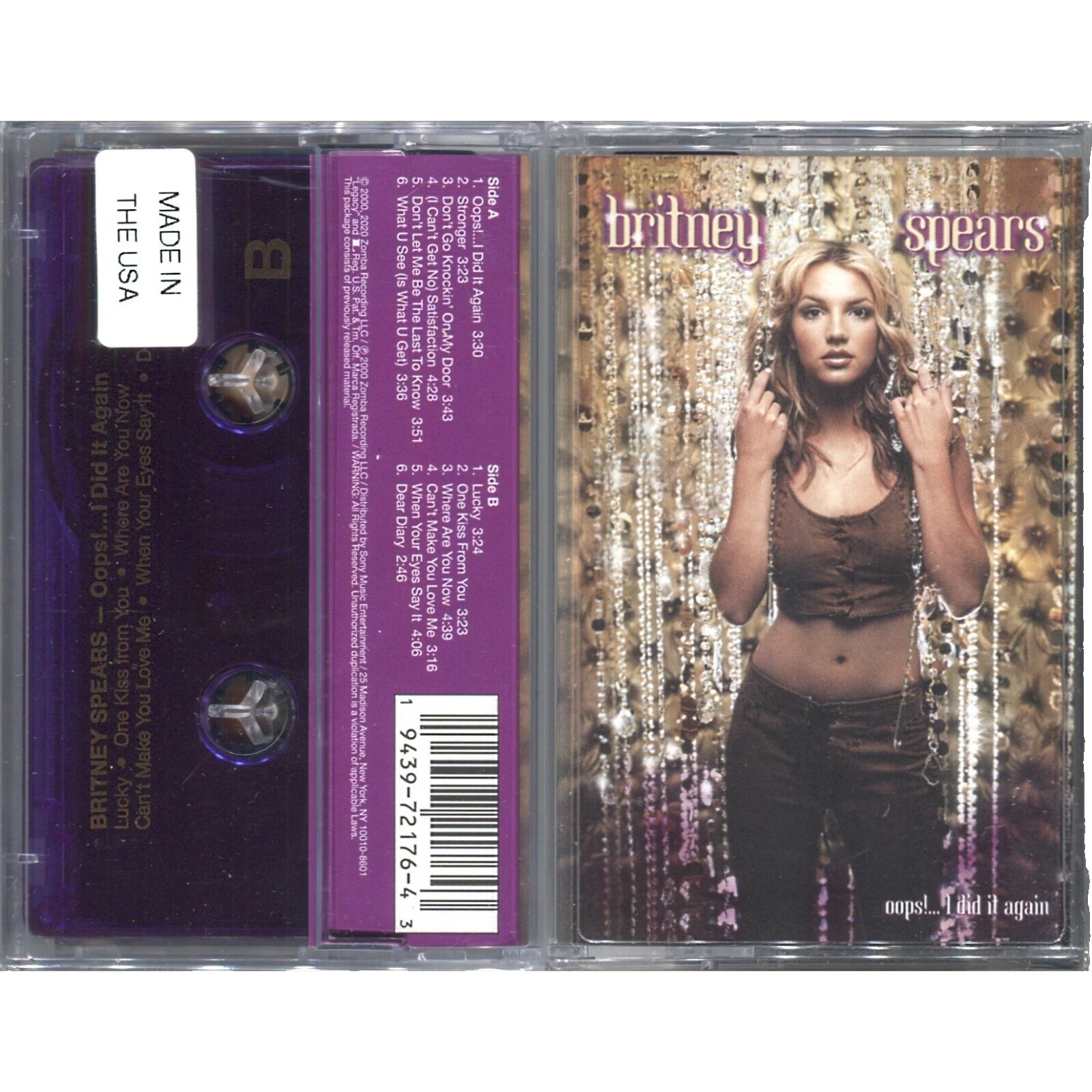 Britney Spears 摇滚音乐磁带