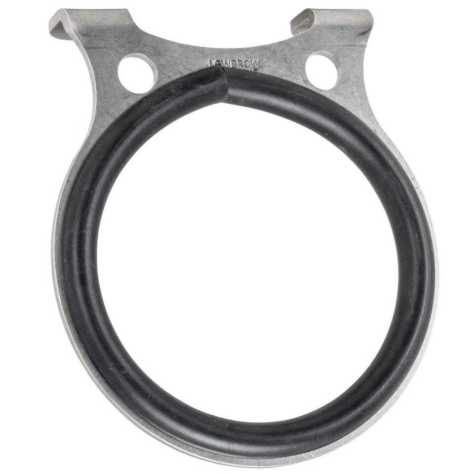 Soportes de montaje doblados de acero inoxidable Lowbrow Customs para tanques de aceite Mooneyes Foto 3 de 4